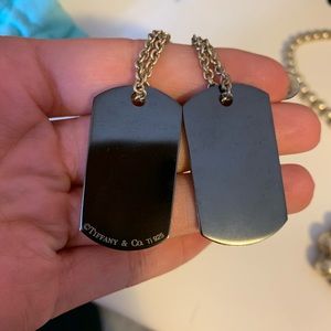 tiffany mens dog tag
